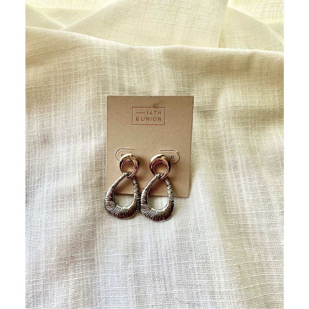 14th & Union Gold and silver dangle earrings from Nordstrom‘s ￼